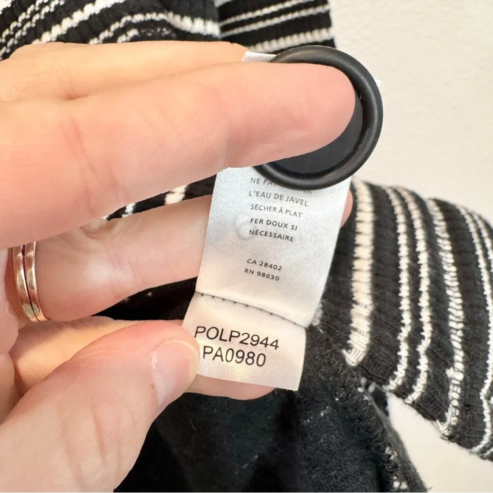 Lilla P Striped Knit Blazer L NWT Nautical Breton Jacket - Picture 8 of 12